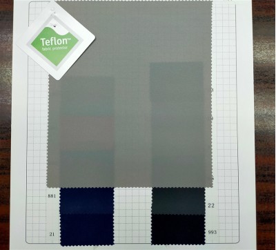 GZ-LY 成分：81%N 16%SP  幅寬：55”56  適合：戶外、三防功能、杜邦三防 45度照